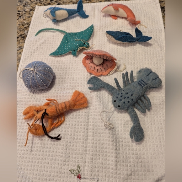 Craftspring Felted Sea Creature ornaments - Picture 1 of 8